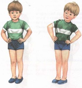 Наклоняться в стороны, держа руки на поясе.