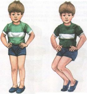 Выполнять полуприседания 4-5 раз подряд